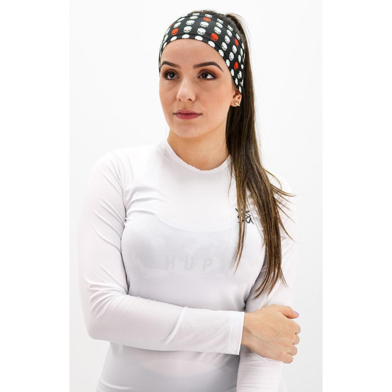 Testeira Headband Caveira Hupi - Foto 5