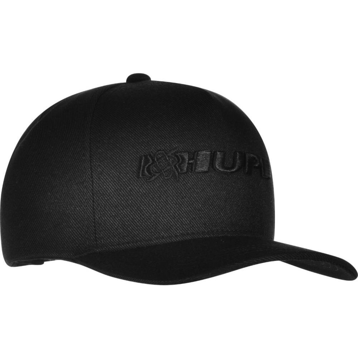 Boné Aba Curva Hupi All Black - Snapback - Adulto - Foto 3