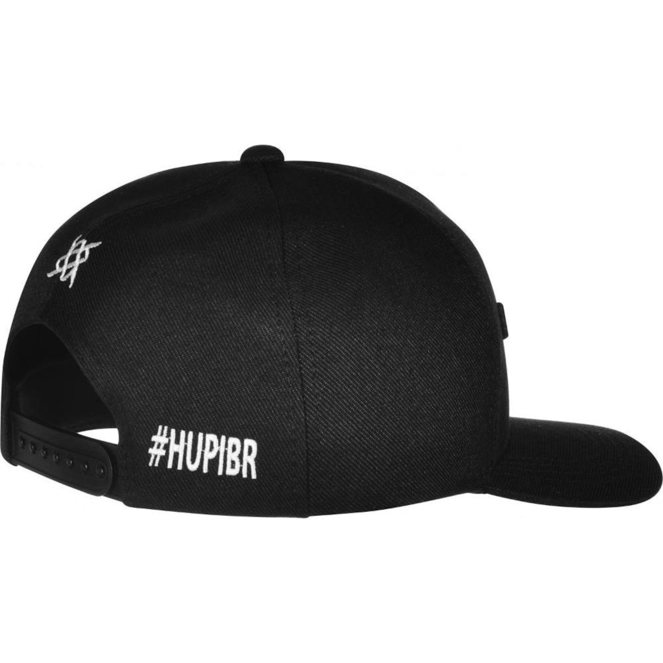 Boné Aba Curva Hupi All Black - Snapback - Adulto - Foto 4