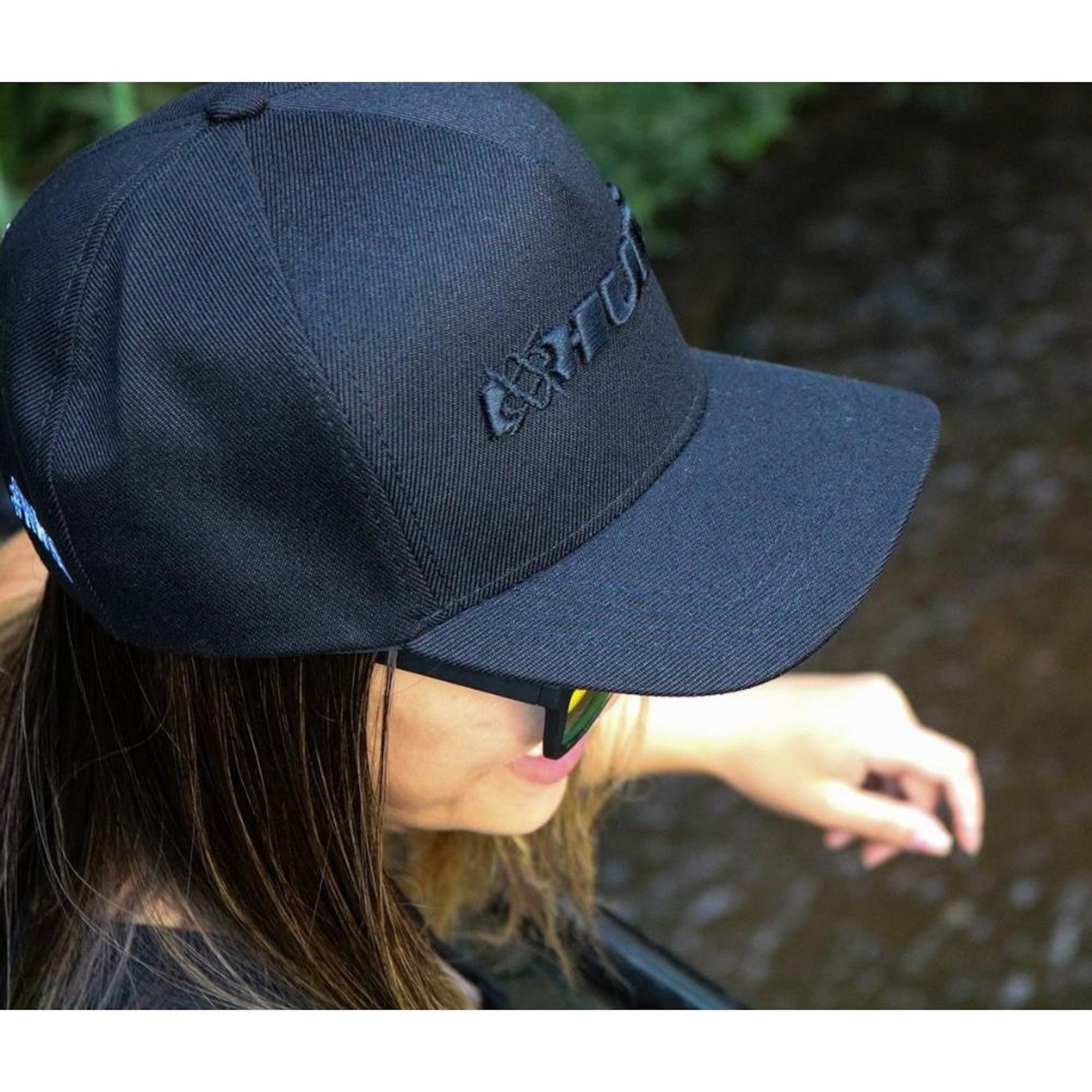 Boné Aba Curva Hupi All Black - Snapback - Adulto - Foto 6