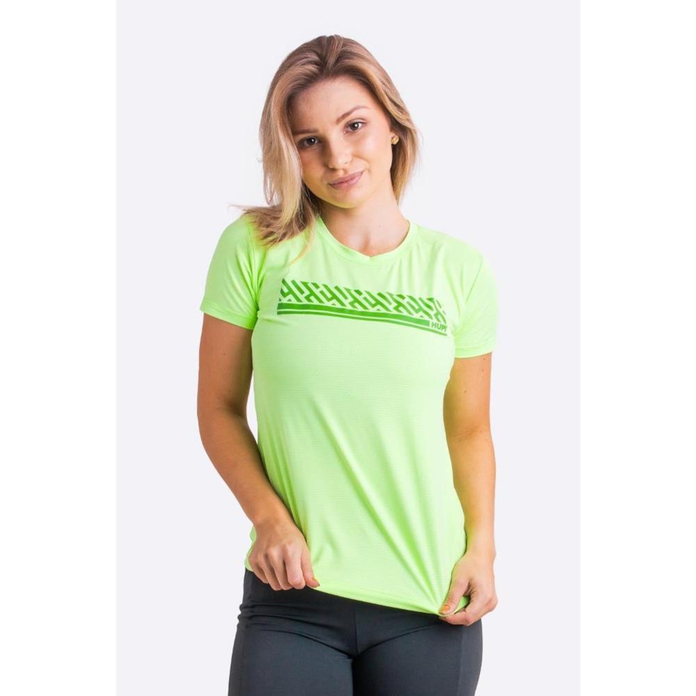 Camiseta Hupi Grid - Feminina - Foto 1