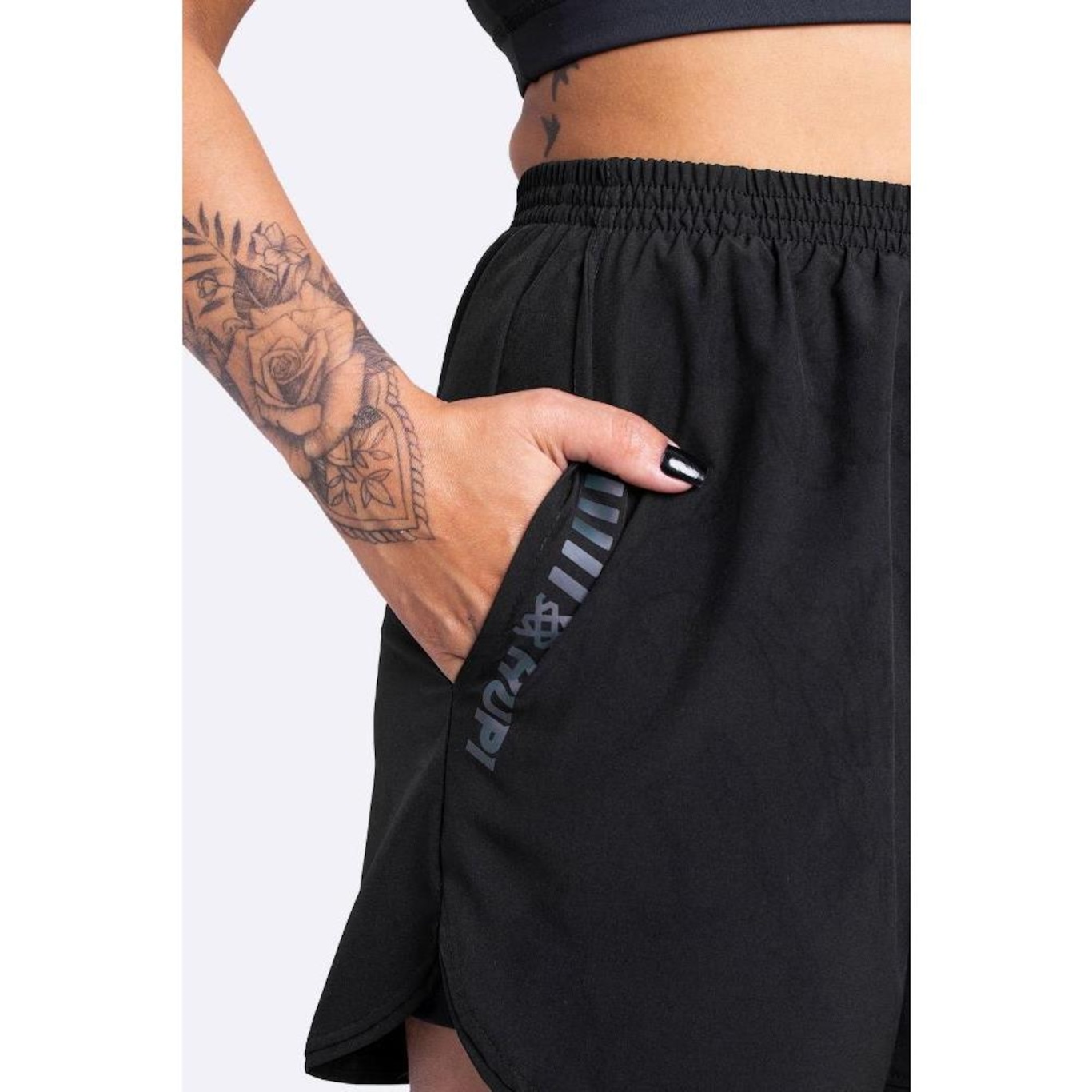 Shorts Hupi Feminino Ella com Bermuda Interno - Foto 5