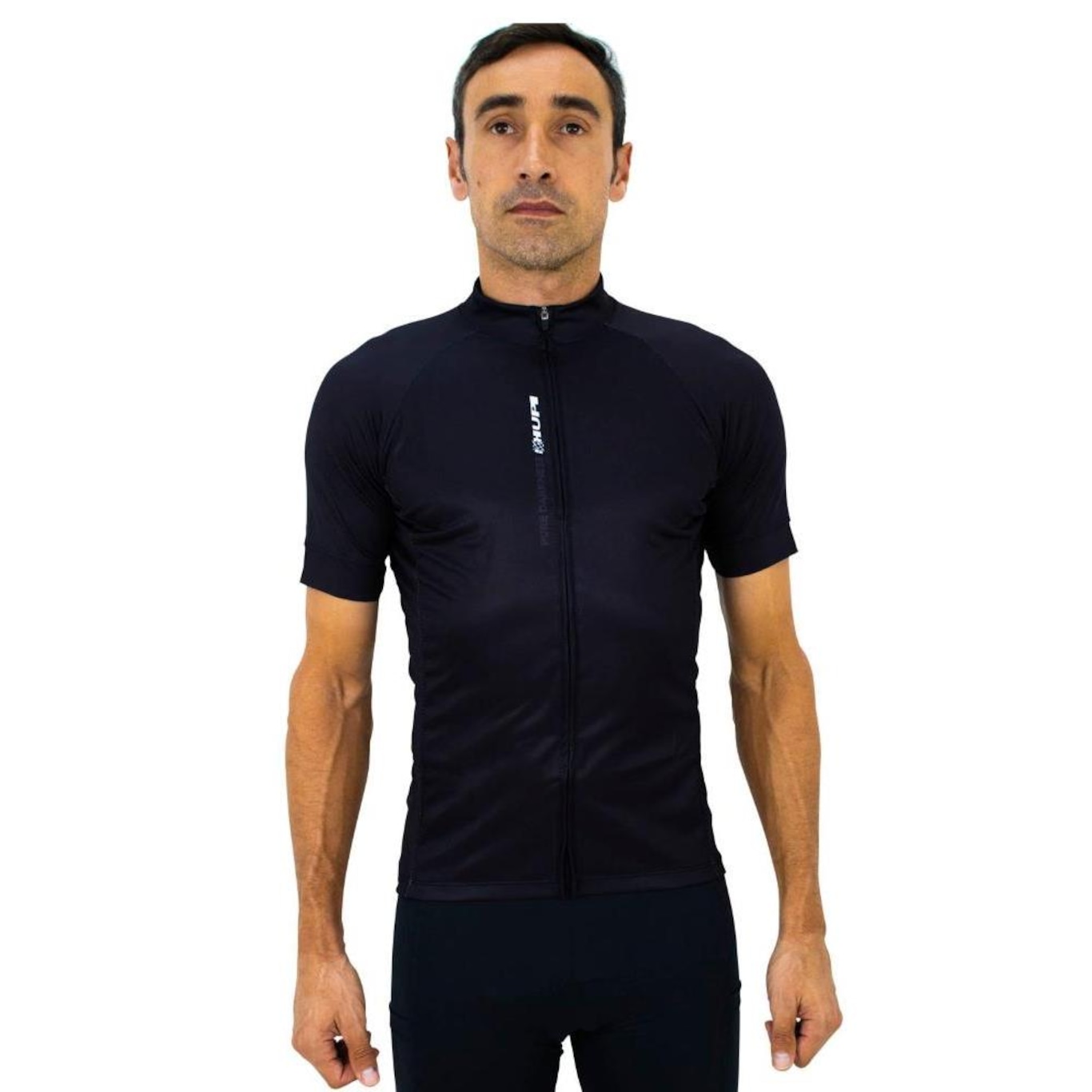 Camisa de Ciclismo Hupi All Black - Masculina - Foto 5