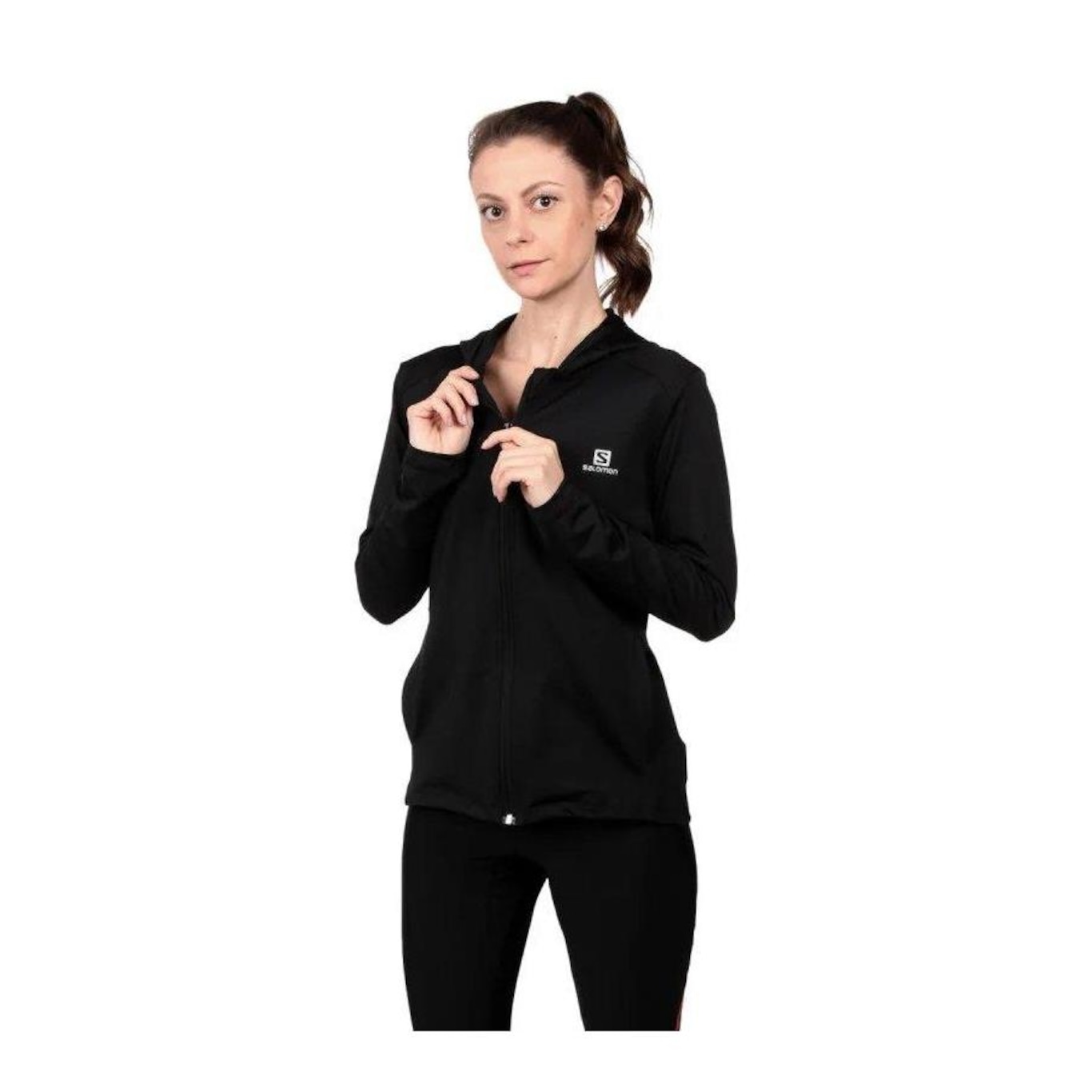 Jaqueta Salomon Fit Hoodie Ii - Feminina - Foto 3