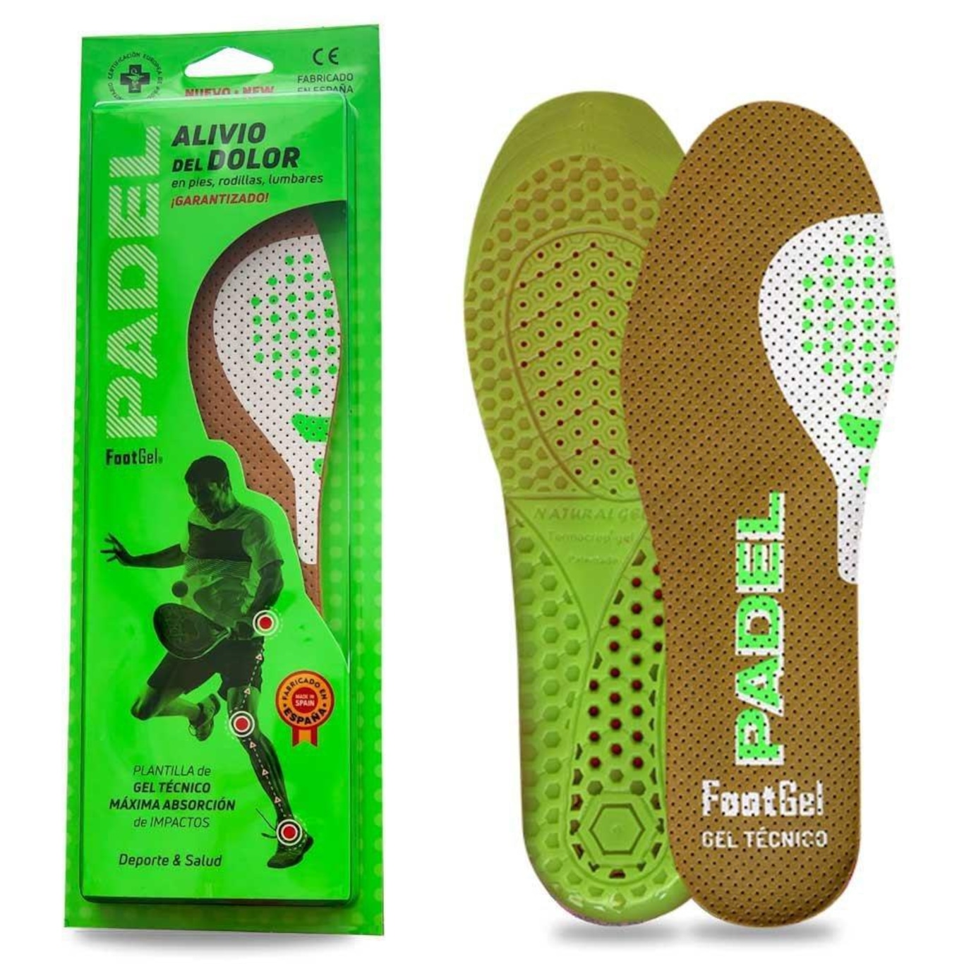 Palmilha de Gel Footgel Padel Par - Foto 1