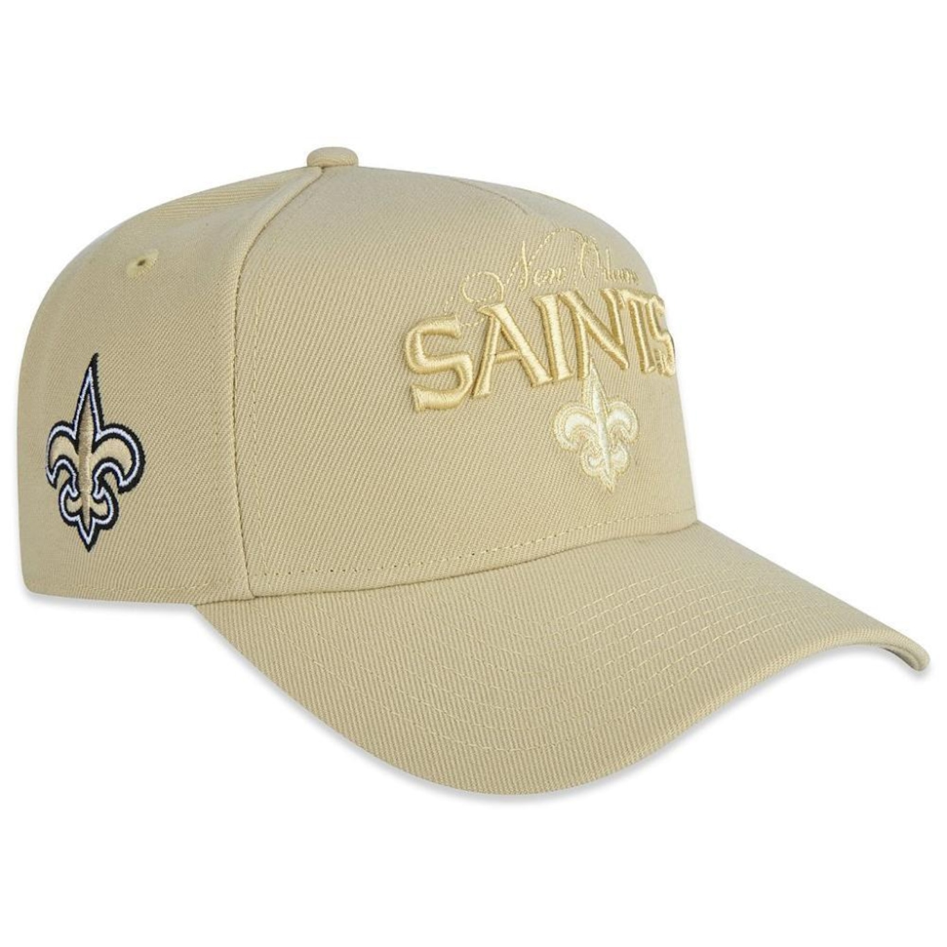 Boné Aba Curva New Era 940 A-Frame New Orleans Saints Color In Color - Snapback - Adulto - Foto 4