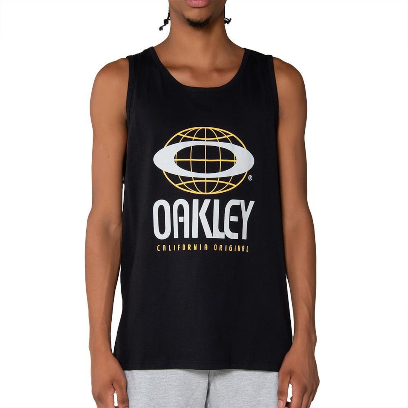 Camiseta Regata Oakley World Wide Tank Sm25 - Masculina - Foto 1