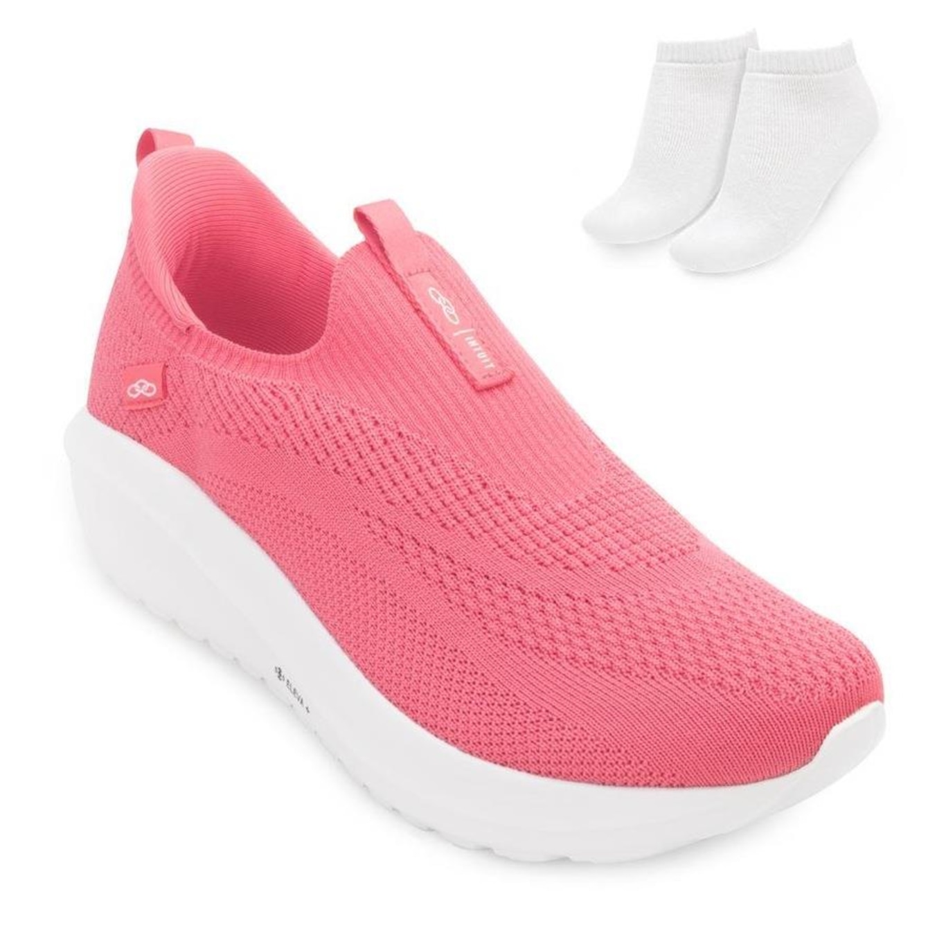 Kit Tênis Olympikus Intuit + 3 Pares De Meias - Feminino - Foto 1