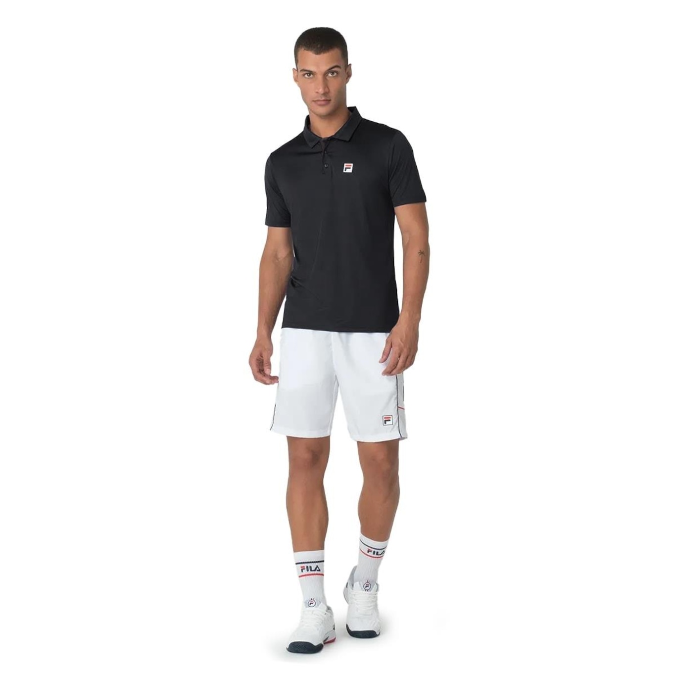 Camisa Polo Fila Masculina Player F-Box Ii - Masculina - Foto 3