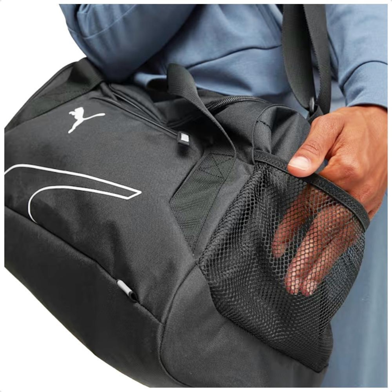 Bolsa Puma Fundamentals Sports - Masculina - Foto 3