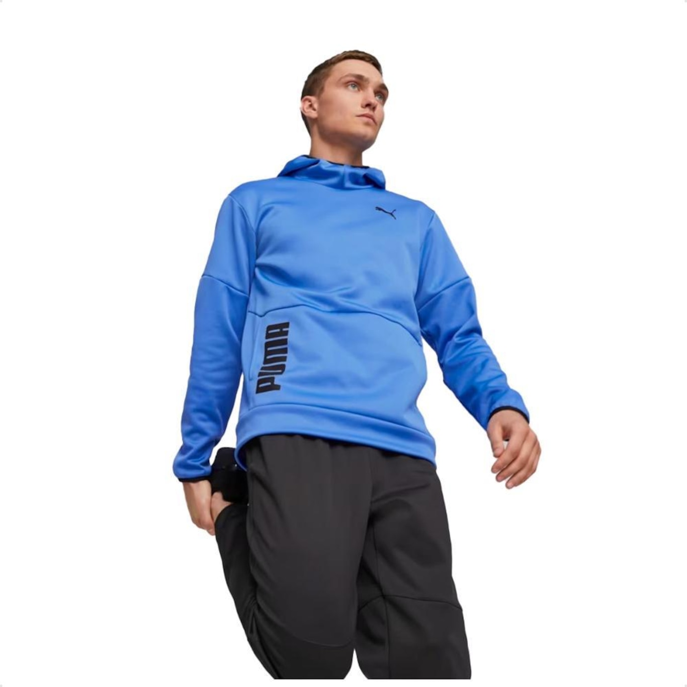 Blusão de Moletom com Capuz Puma Train All Day Pwrfleece - Masculina - Foto 2