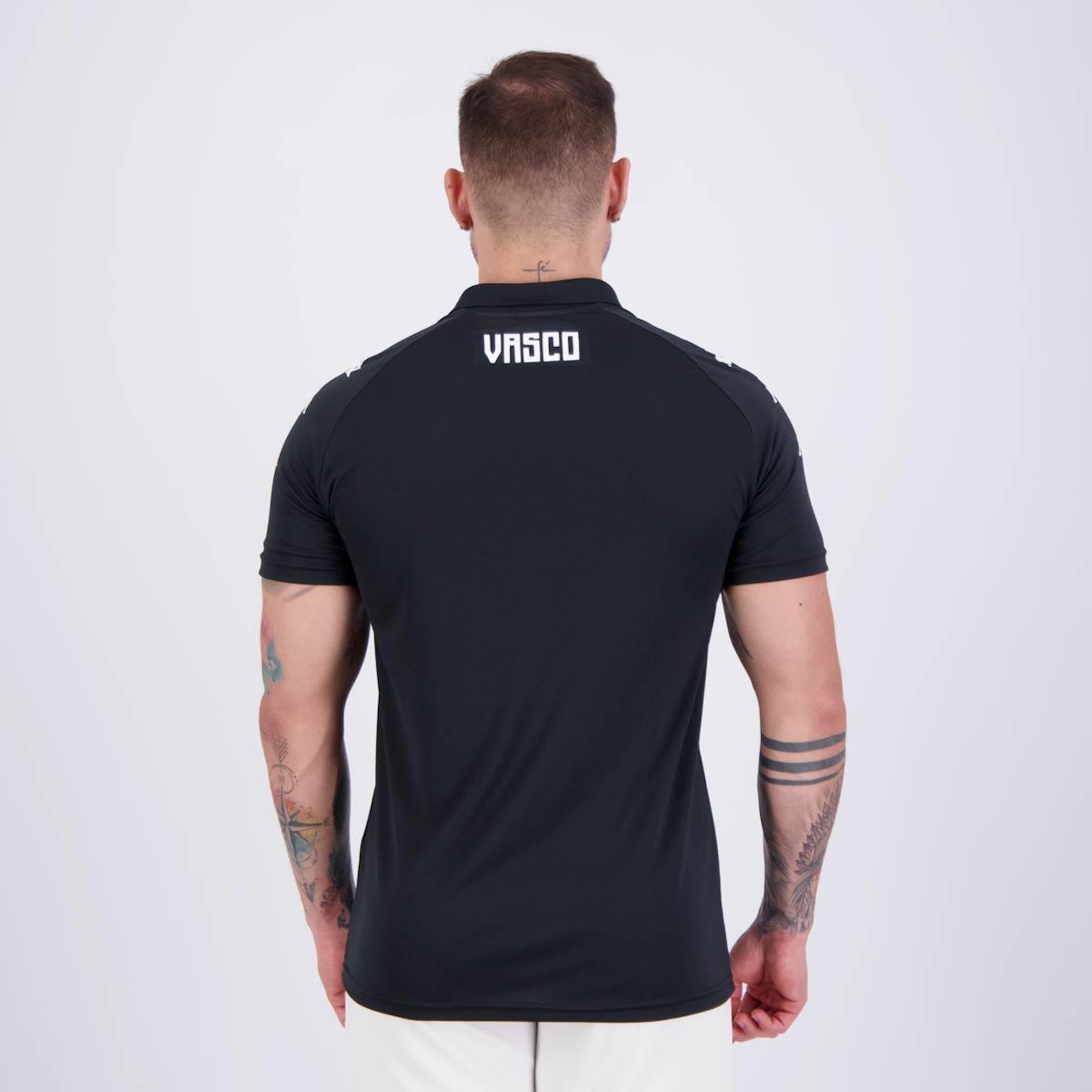 Camisa Polo do Vasco Supporter 2024 Kappa - Masculina - Foto 4