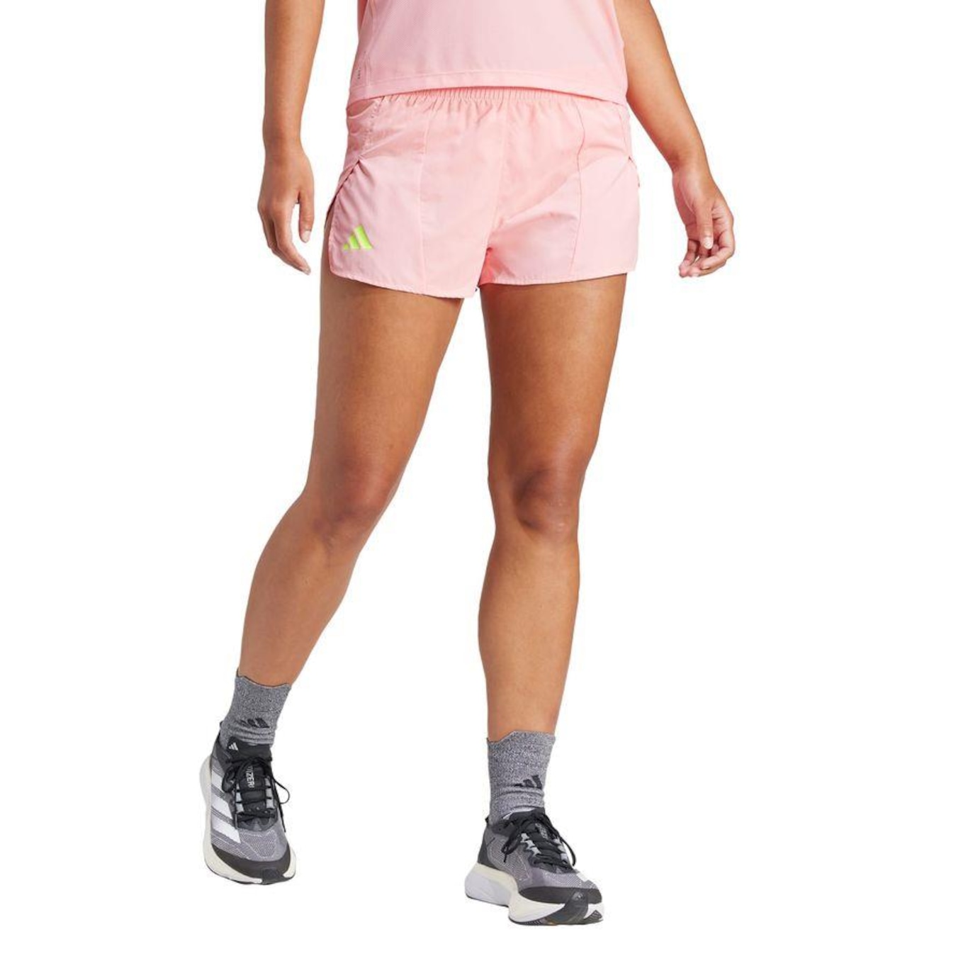 Shorts de Corrida adidas Adizero Essentials Split - Feminino - Foto 2