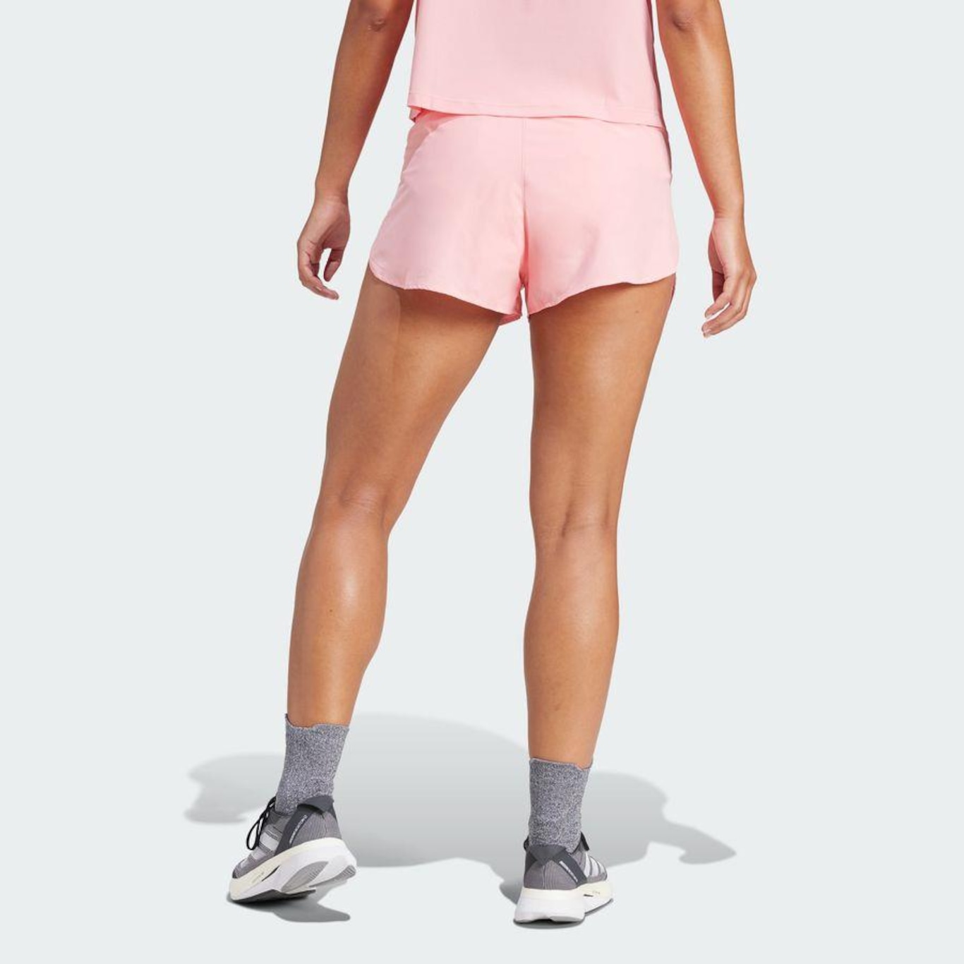 Shorts de Corrida adidas Adizero Essentials Split - Feminino - Foto 4