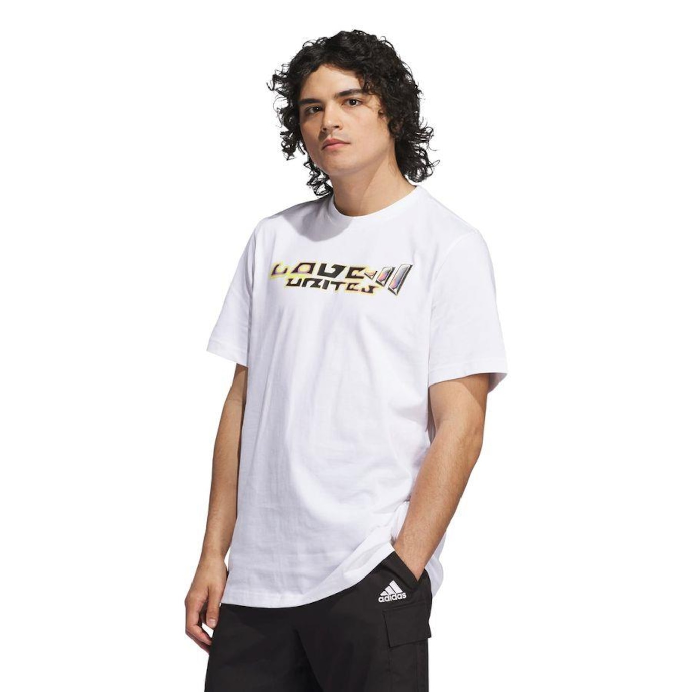 Camiseta Estampada Pride adidas - Masculina - Foto 2