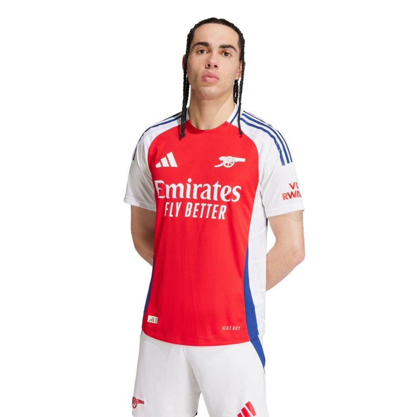 Camisa 1 Arsenal 24/25 Authentic adidas - Masculina - Foto 2