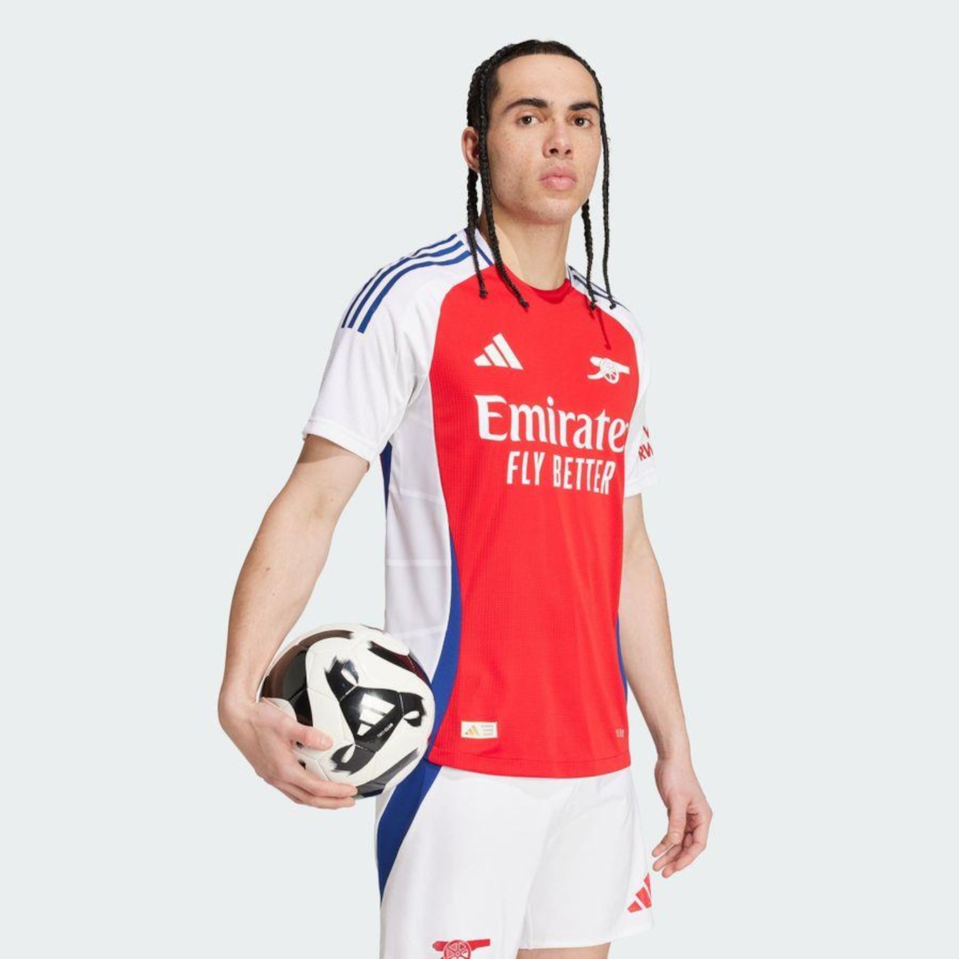 Camisa 1 Arsenal 24/25 Authentic adidas - Masculina - Foto 6