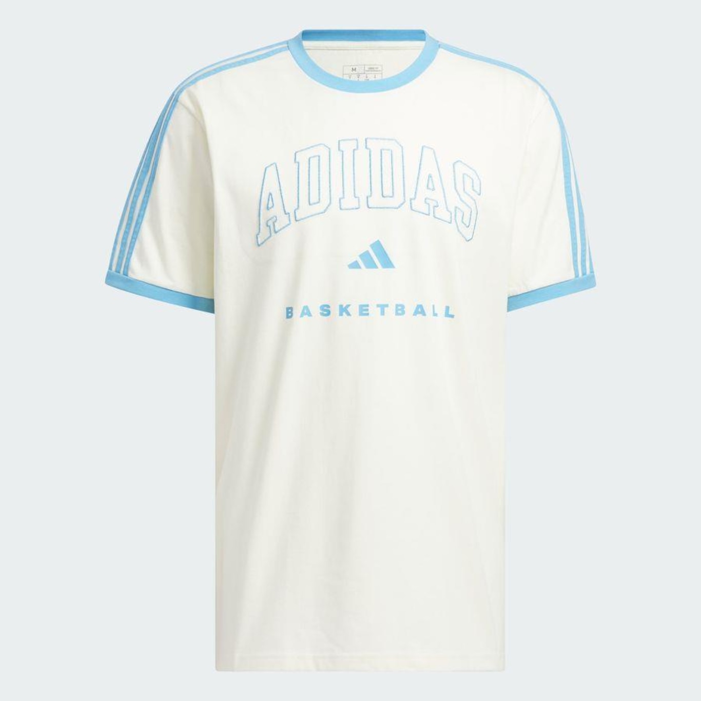 Camiseta Estampada Ringer Basketball adidas - Masculina - Foto 3