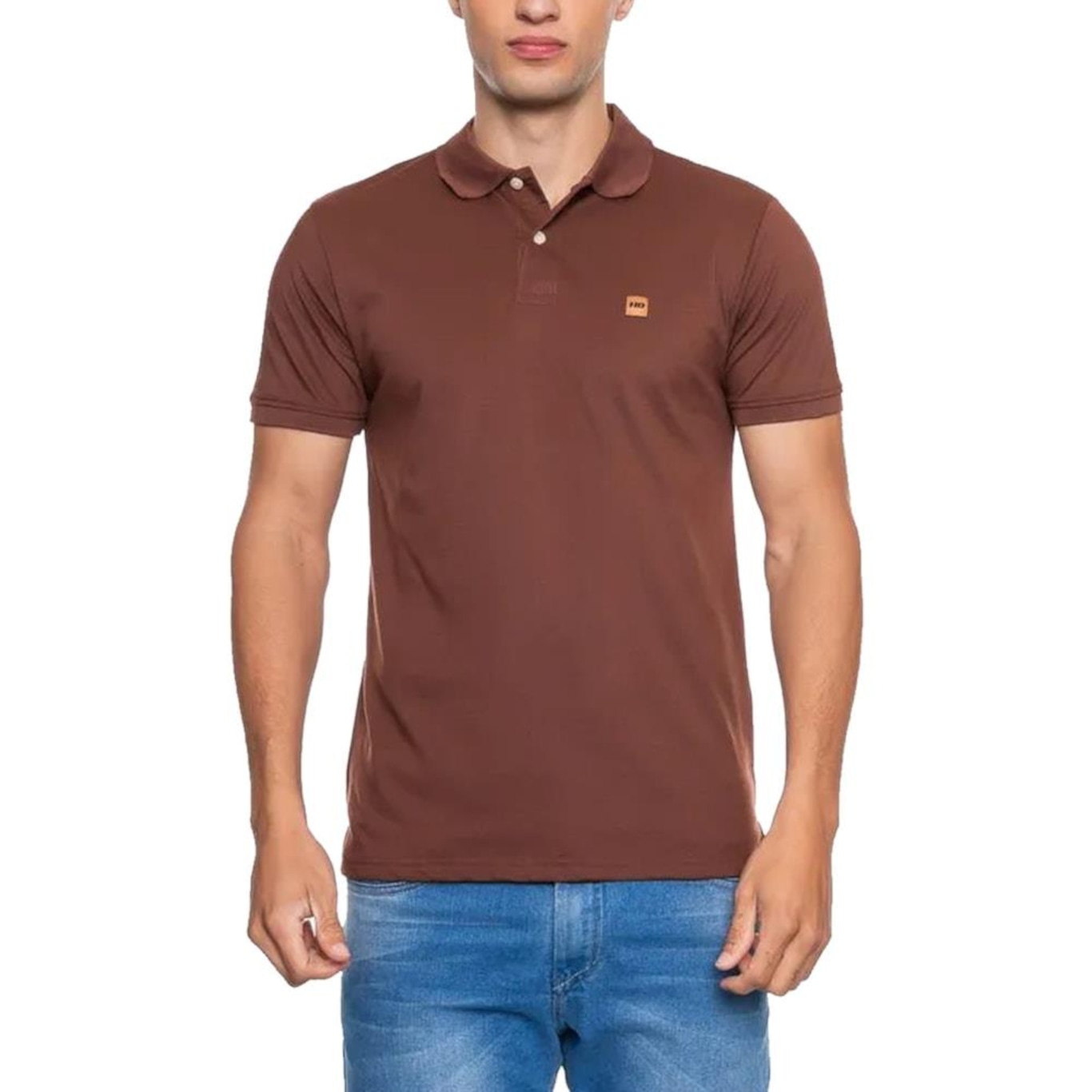 Camisa Polo Hd Sleeve H0112 - Masculina - Foto 1