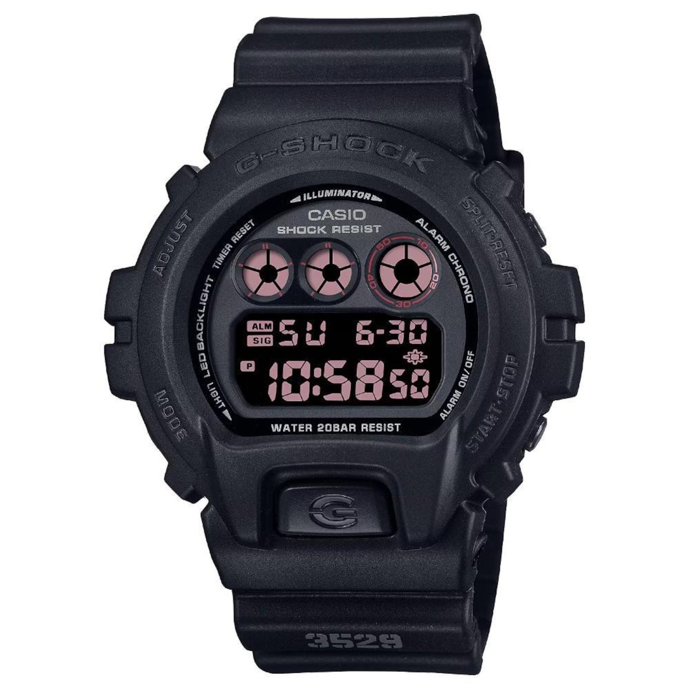 Relógio Casio G-Shock Dw-6900Ums-1Dr Led G-Shock Dw-6900 - Foto 1