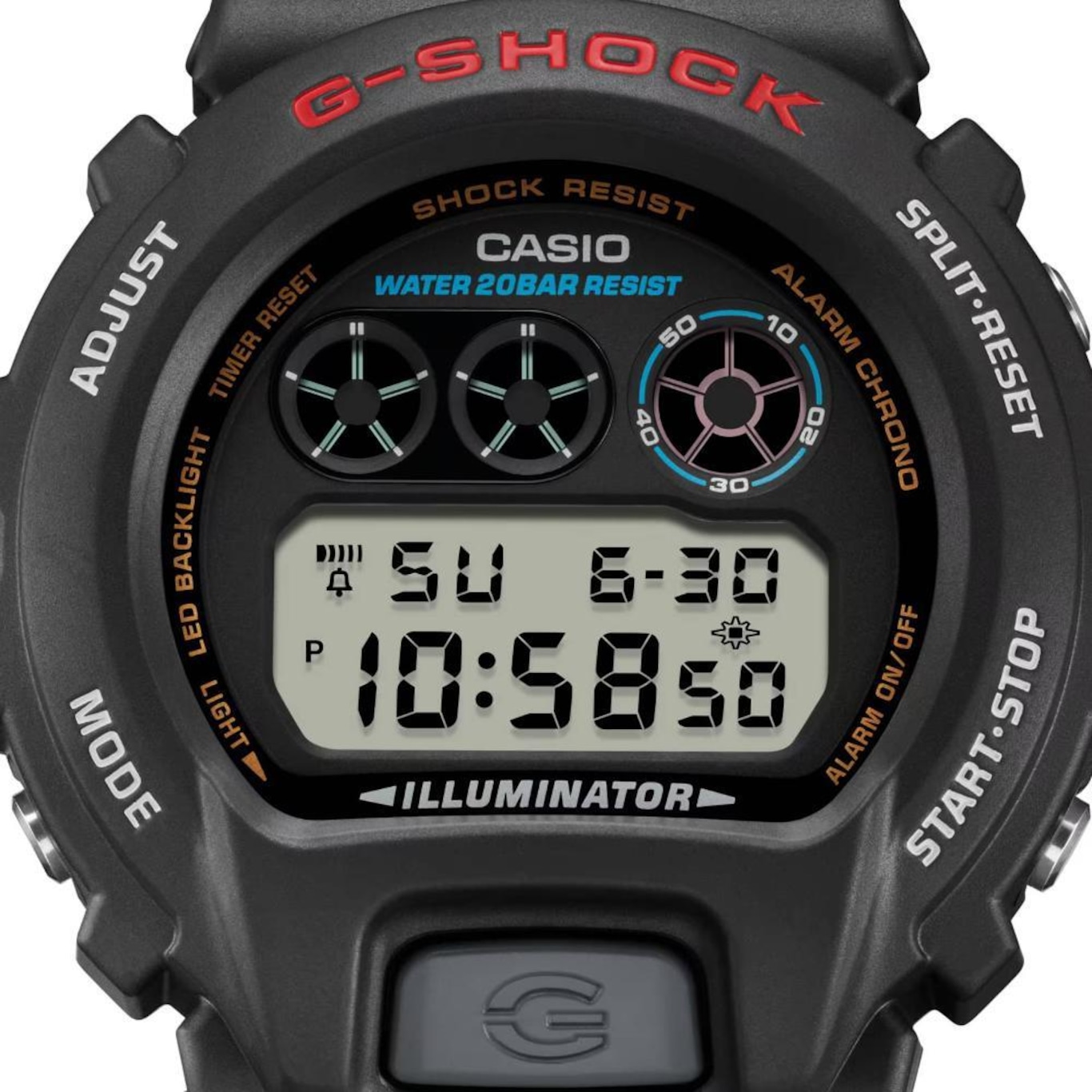 Relógio Casio G-Shock Dw-6900U-1Dr Led G-Shock Dw-6900 - Foto 5