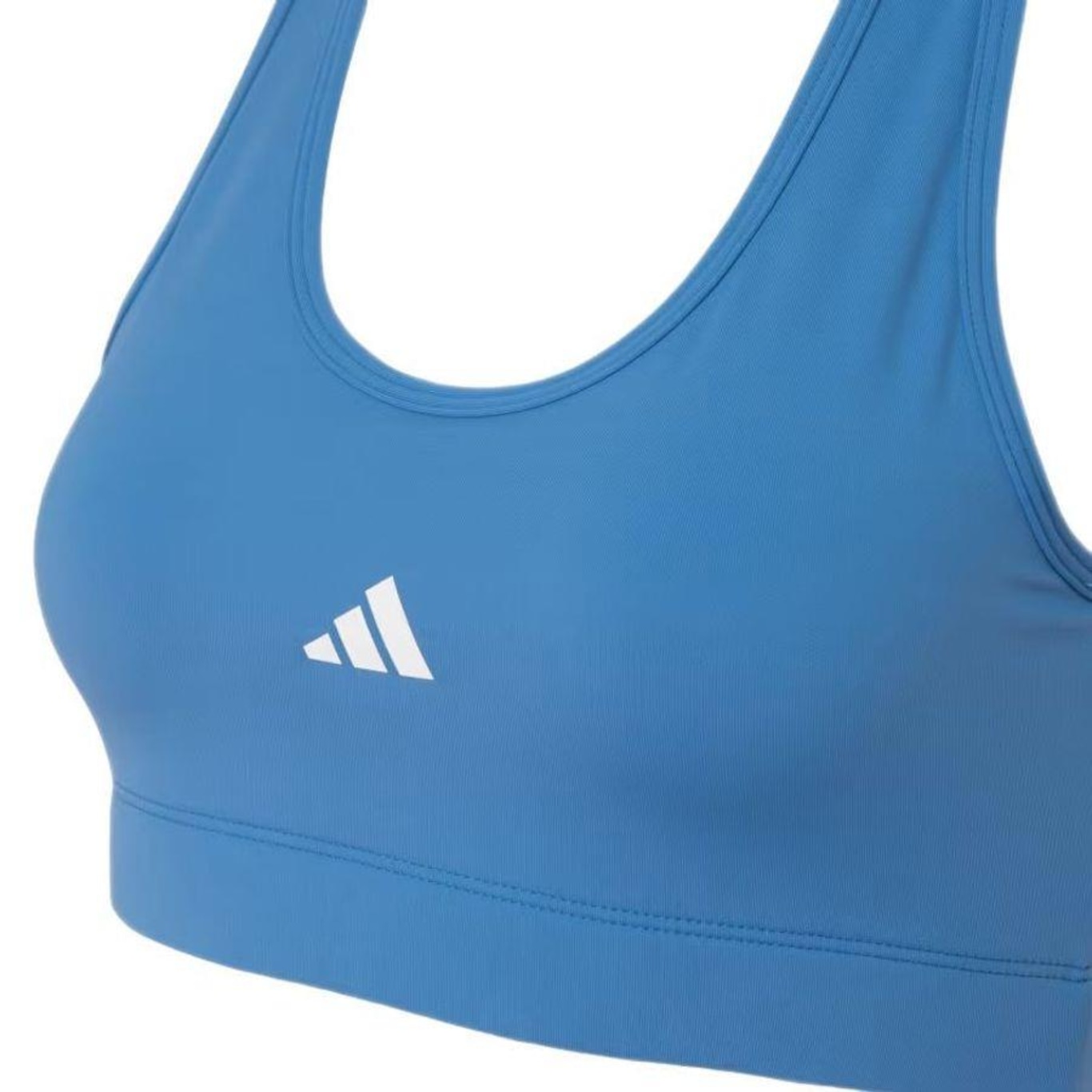 Top adidas Treino Básico Suporte Médio - Feminino - Foto 4