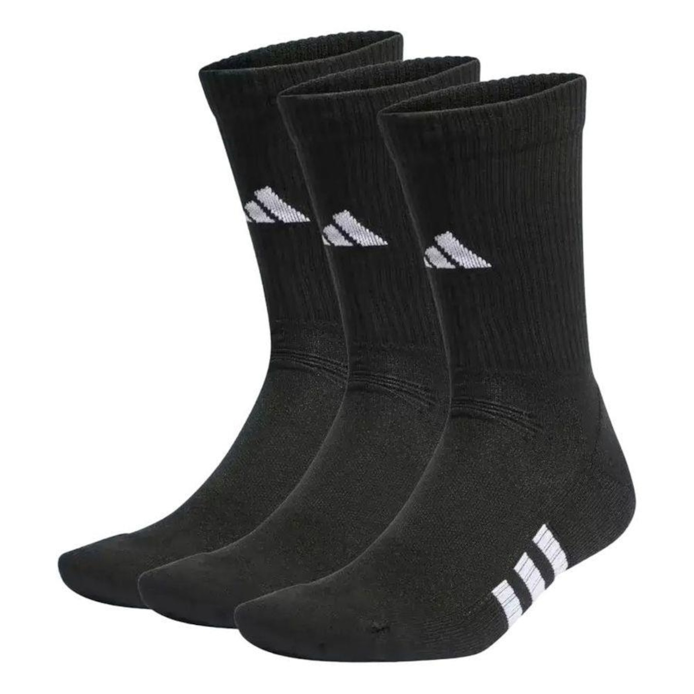 Kit Meia adidas Performance Cano Alto - 3 Pares - Unissex - Foto 1