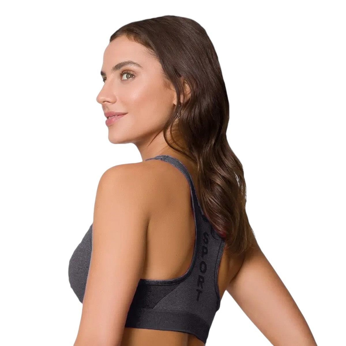 Top Selene Sport sem Costura Feminino - Foto 2