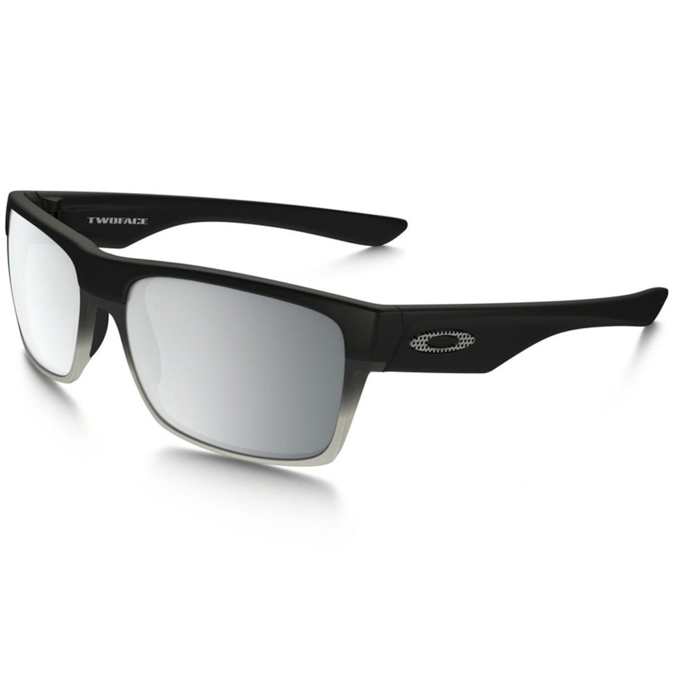 Óculos de Sol Oakley Twoface Machinist Matte Lente Chrome Lridium - Unissex - Foto 1