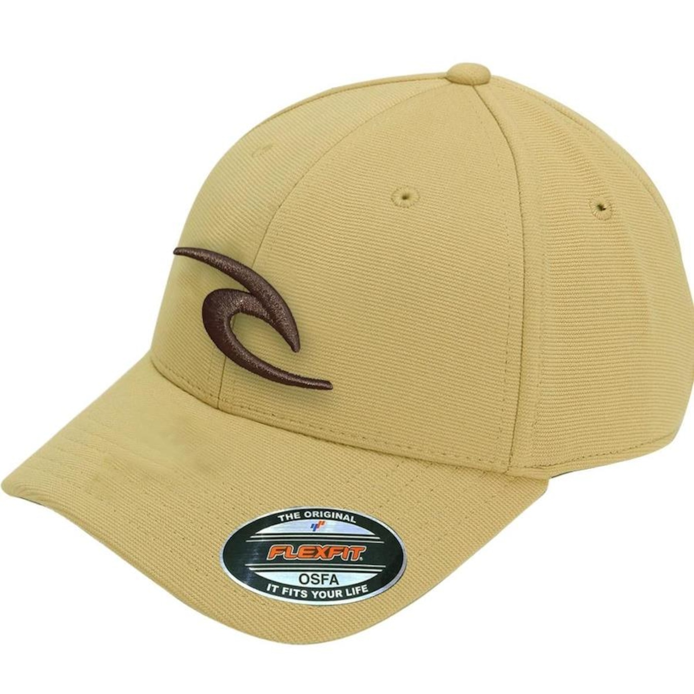 Boné Aba Curva Rip Curl Tepan Flexfit Cap - Fechado - Adulto - Foto 1