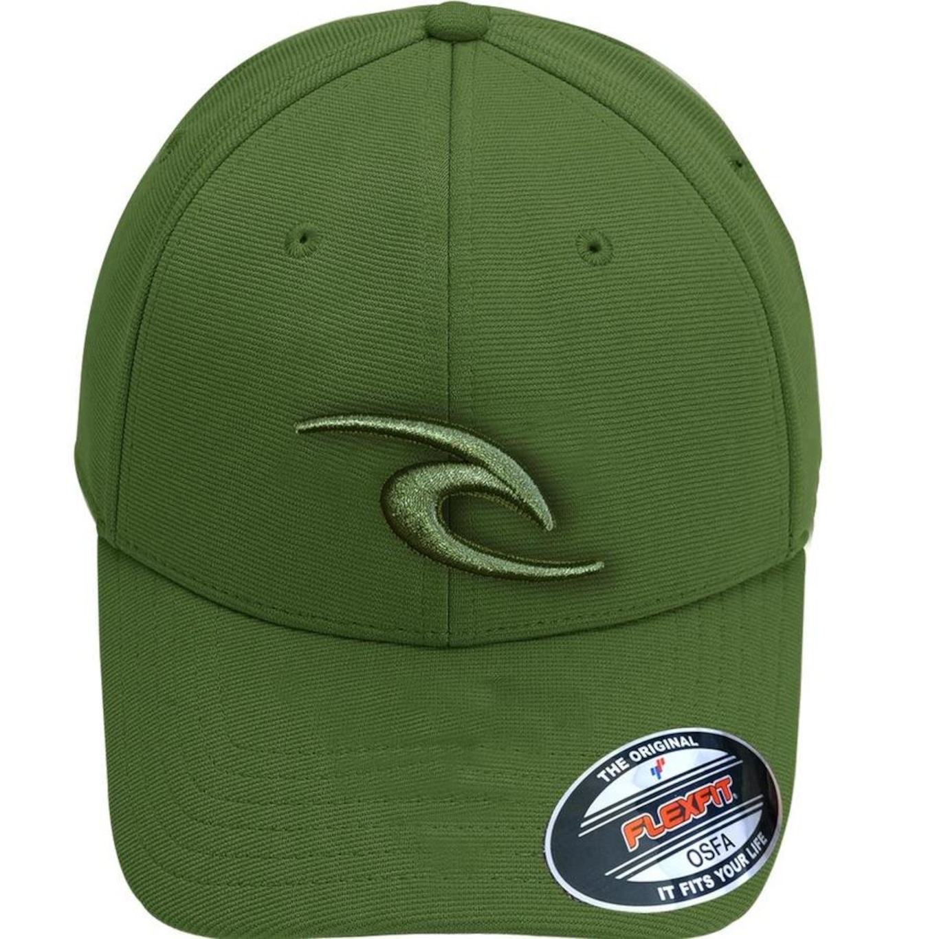 Boné Aba curva Rip Curl Tepan Flexfit Cap Muted - Fechado - Adulto - Foto 2