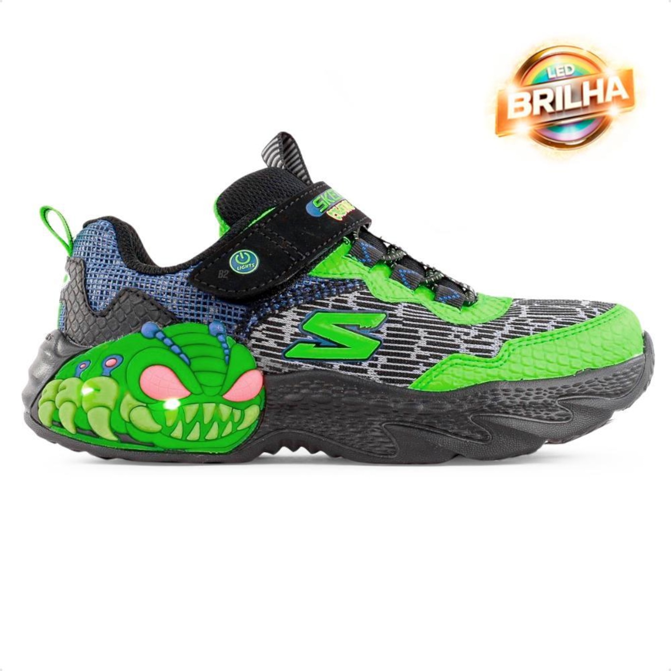 Tênis Skechers Creature Lights Infantil - Foto 1