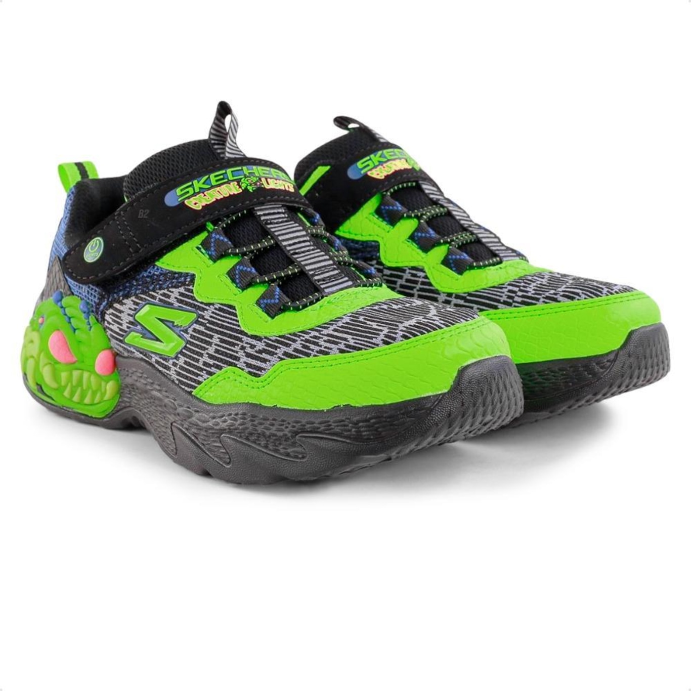 Tênis Skechers Creature Lights Infantil - Foto 3