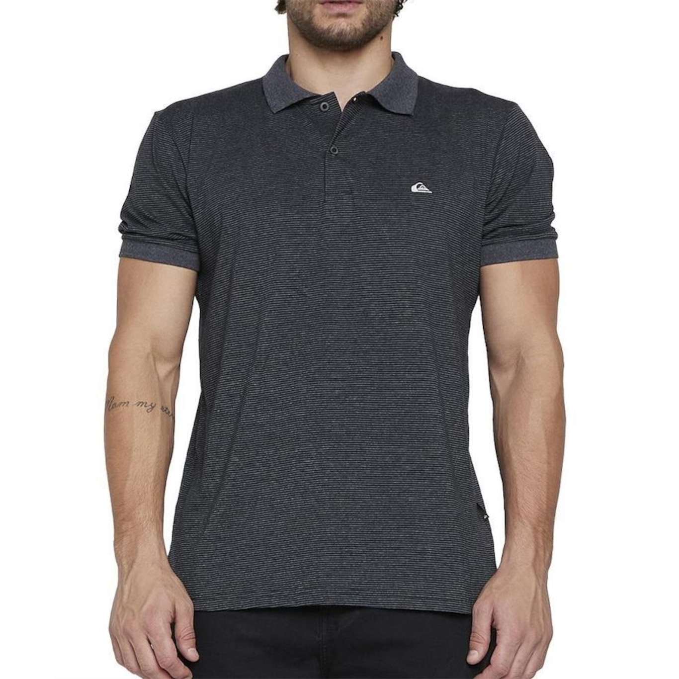 Camisa Quiksilver Polo Stripe Polo Sm25 - Masculina - Foto 1