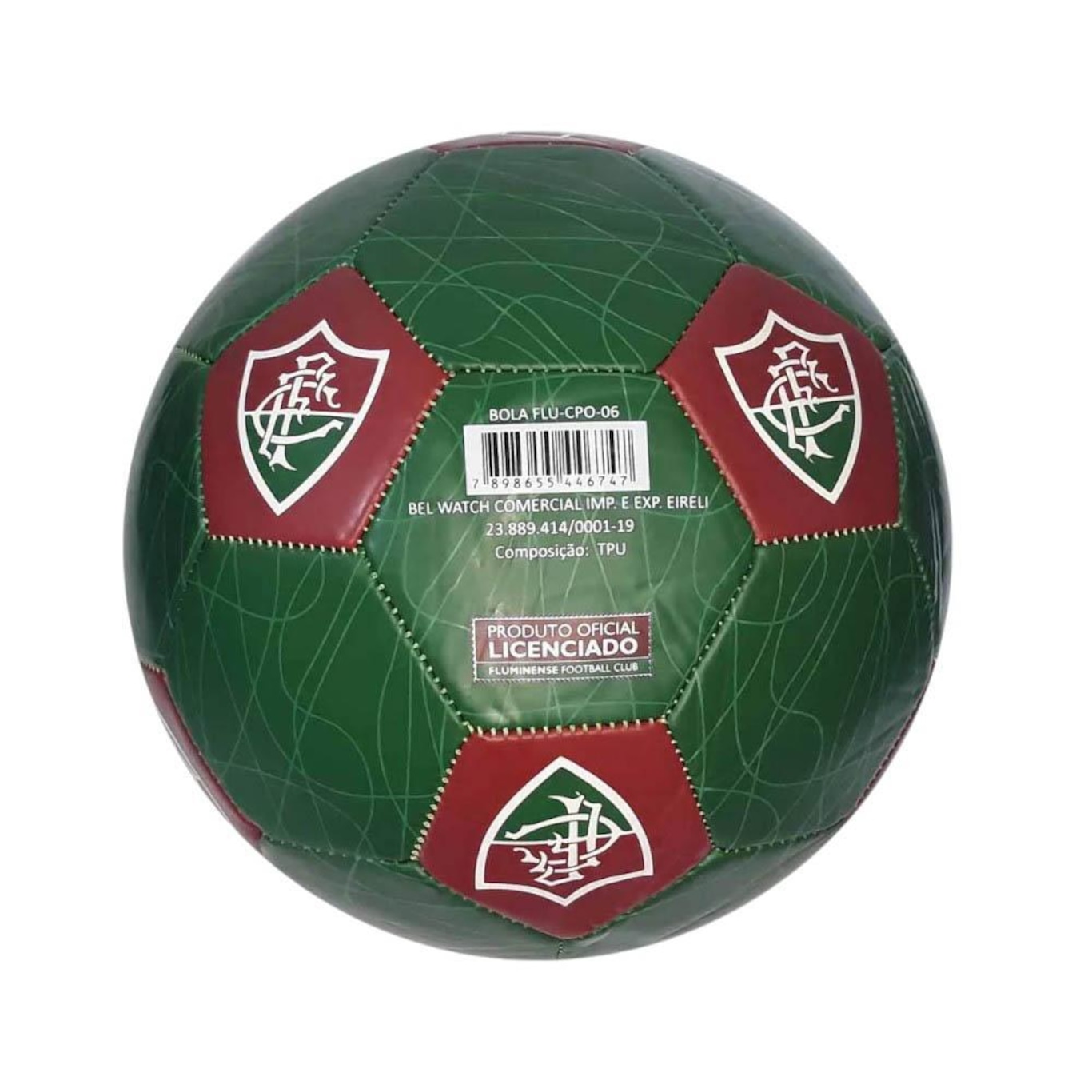 Bola de Futebol de Campo S3 Sport Bel Oficial Fluminense CPO6 - Foto 2