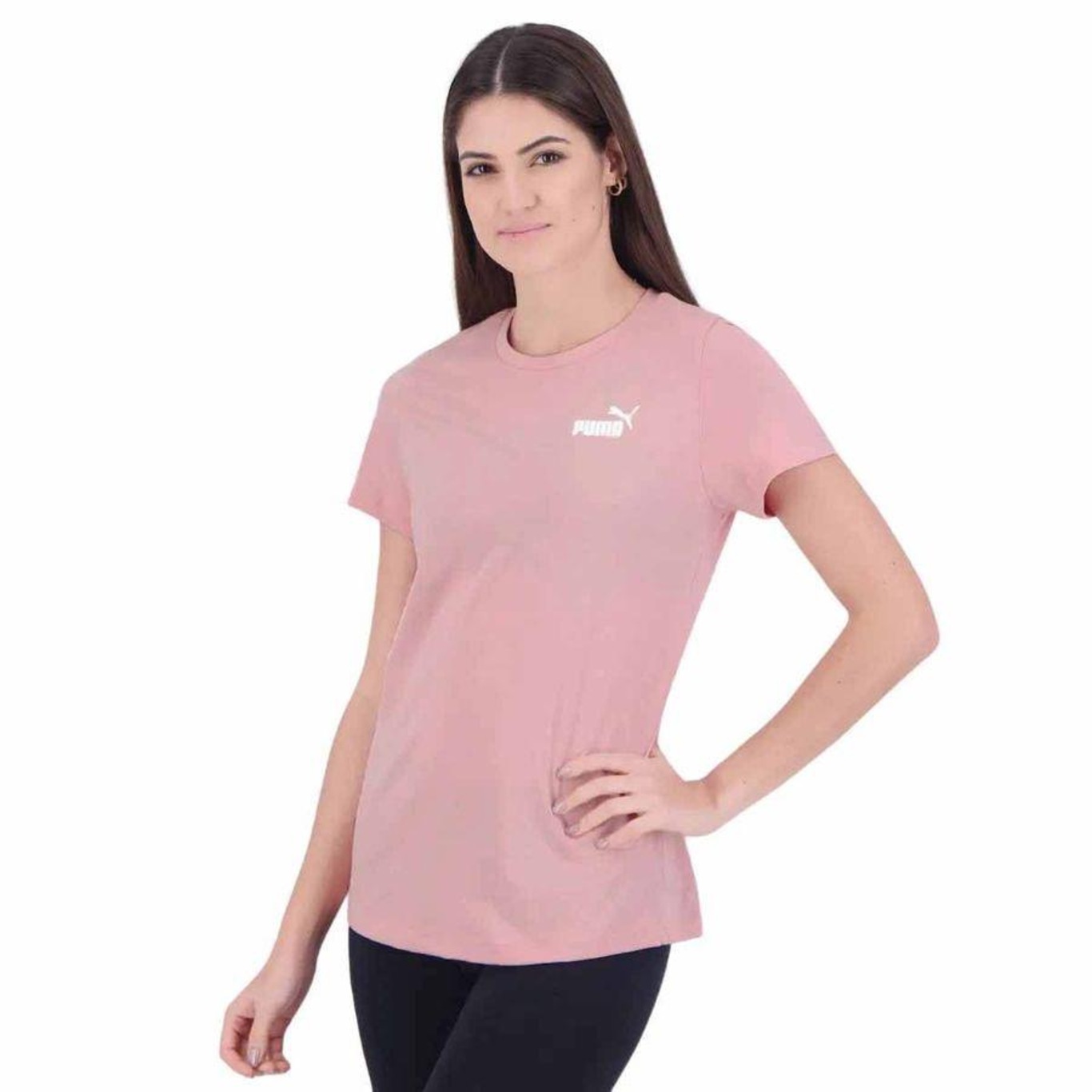 Camiseta Puma Essentials Small Logo - Feminina - Foto 5