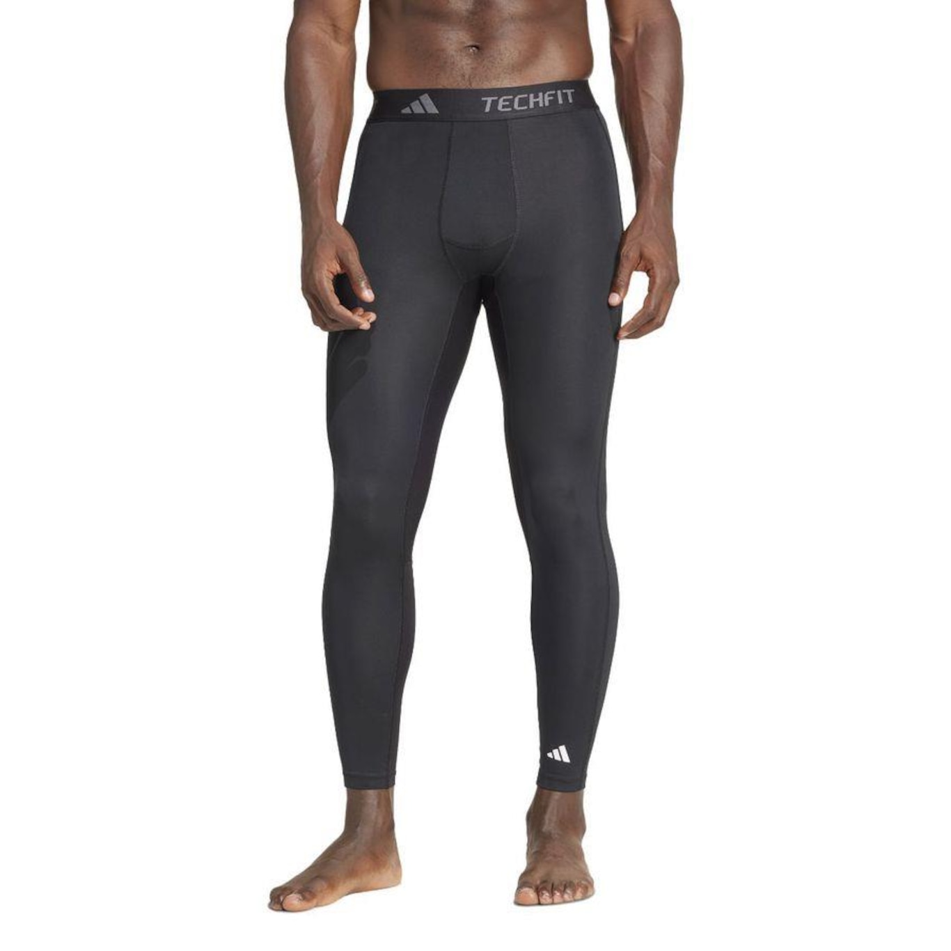 Calça Legging adidas Techfit - Masculina - Foto 1