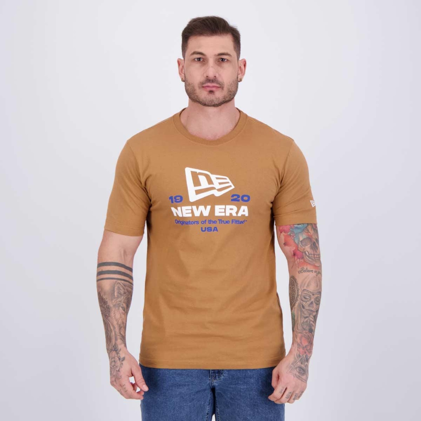 Camiseta New Era Branded Vintage - Masculina - Foto 1