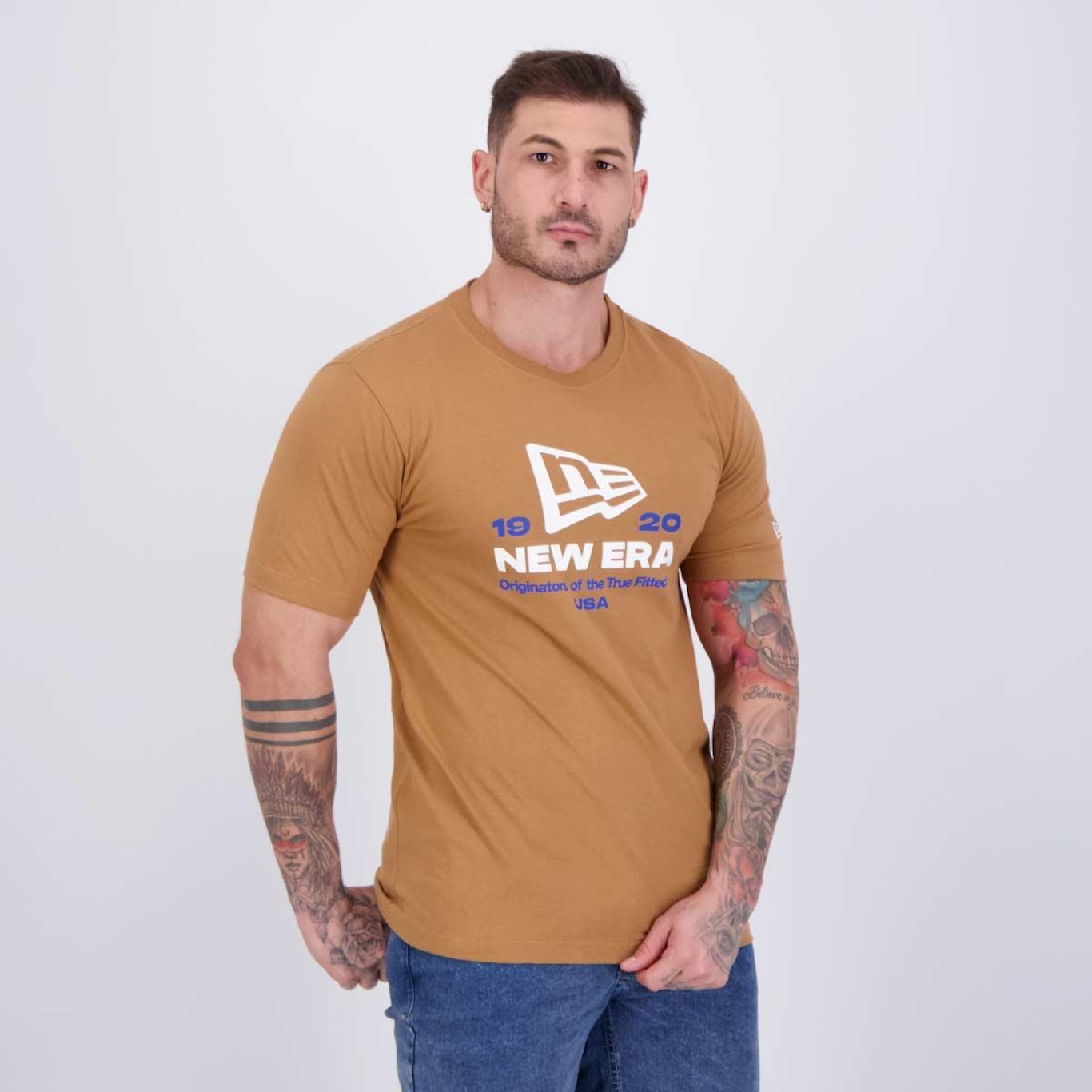 Camiseta New Era Branded Vintage - Masculina - Foto 2