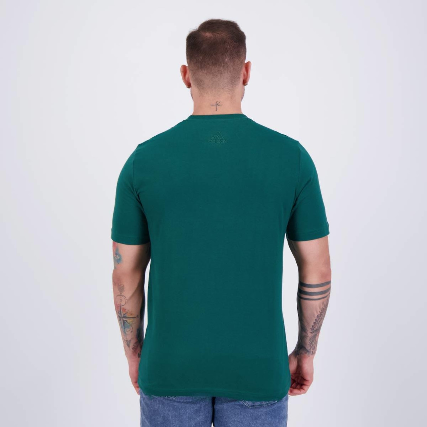 Camiseta adidas Logo Linear - Masculina - Foto 4