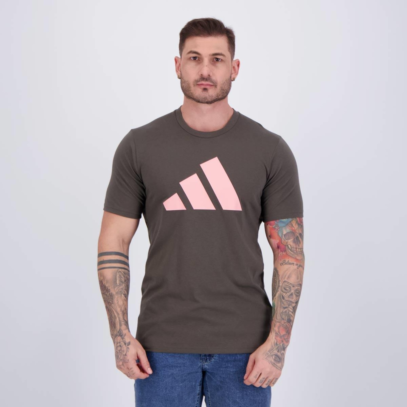 Camiseta adidas Essentials Logo - Masculina - Foto 1