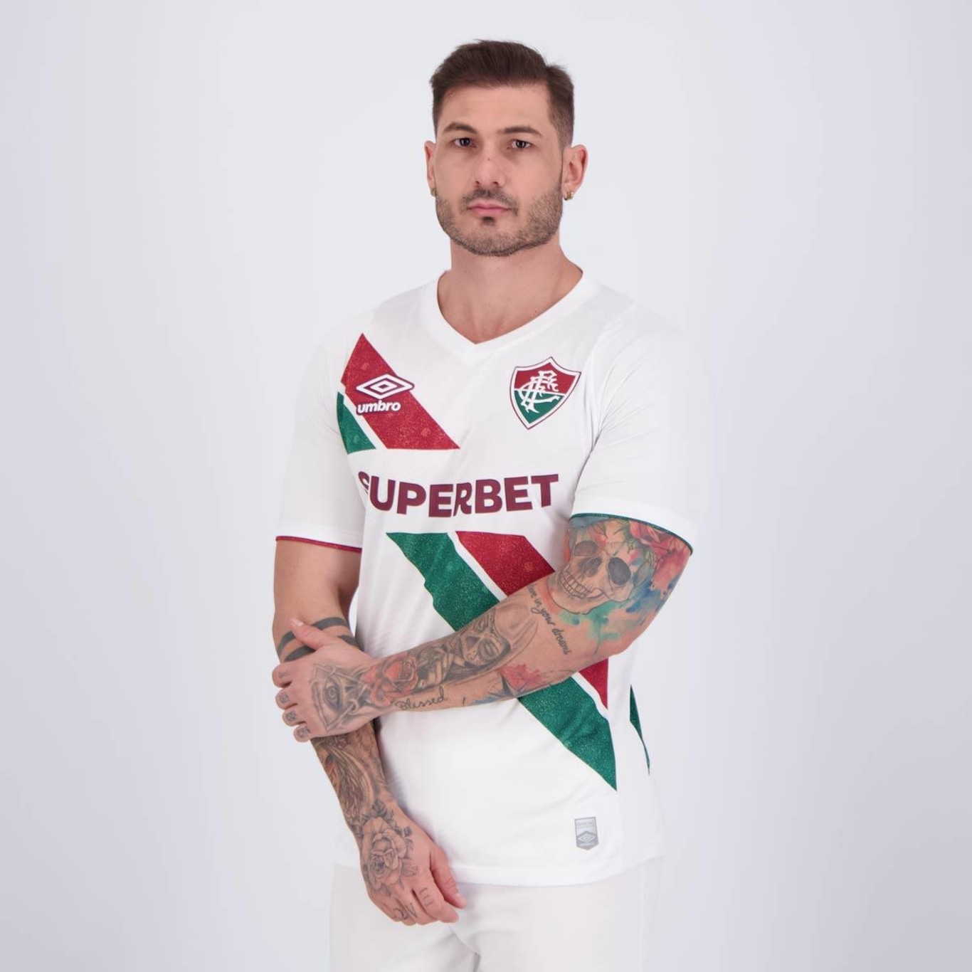 Camisa do Fluminense Fc Ii 2024 com Número Umbro - Masculina - Foto 3