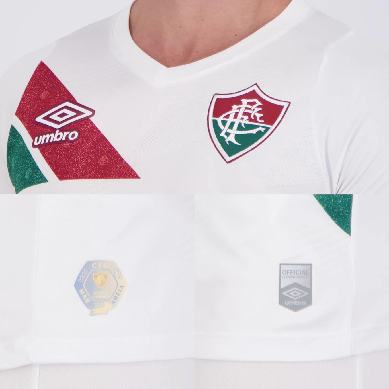 Camisa do Fluminense Fc Ii 2024 com Número Umbro - Masculina - Foto 5