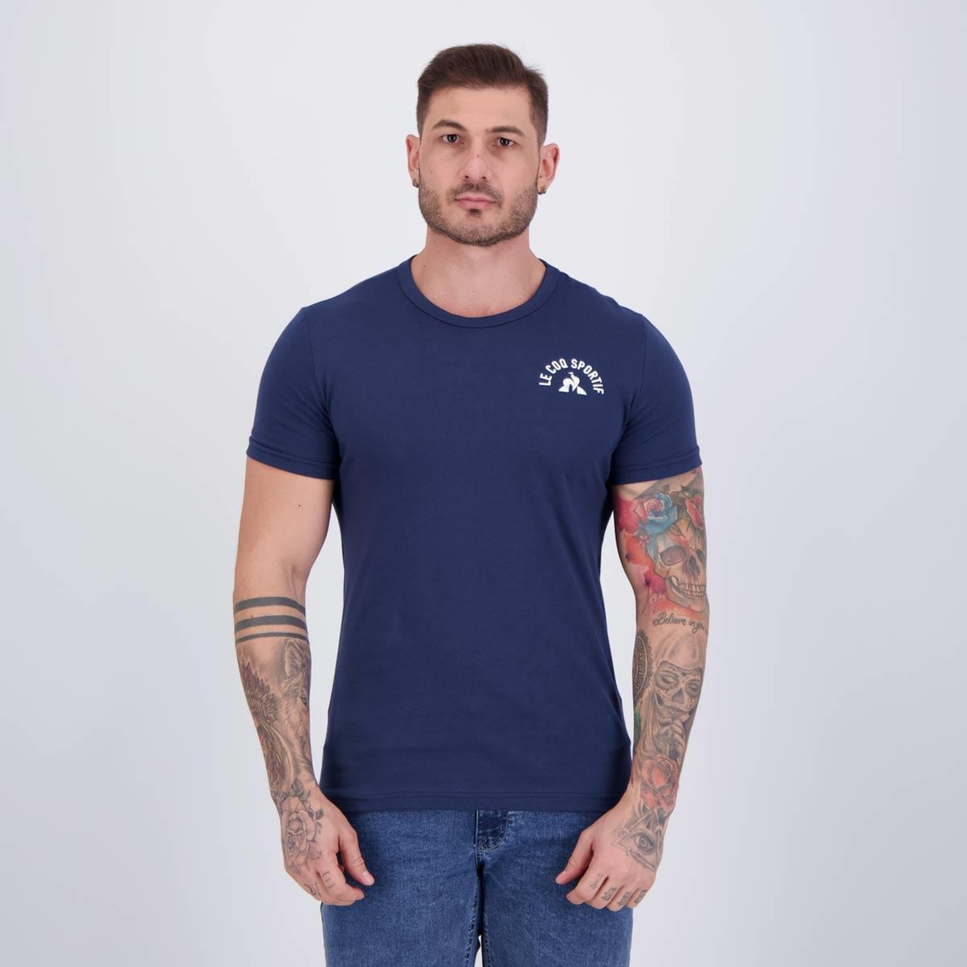 Camiseta Le Coq Sportif Snow - Masculina - Foto 1