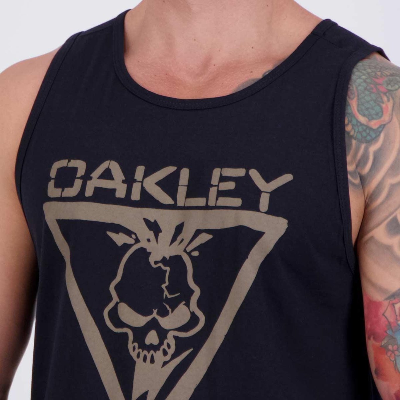 Regata Oakley Skull Elite Tank - Masculina - Foto 5