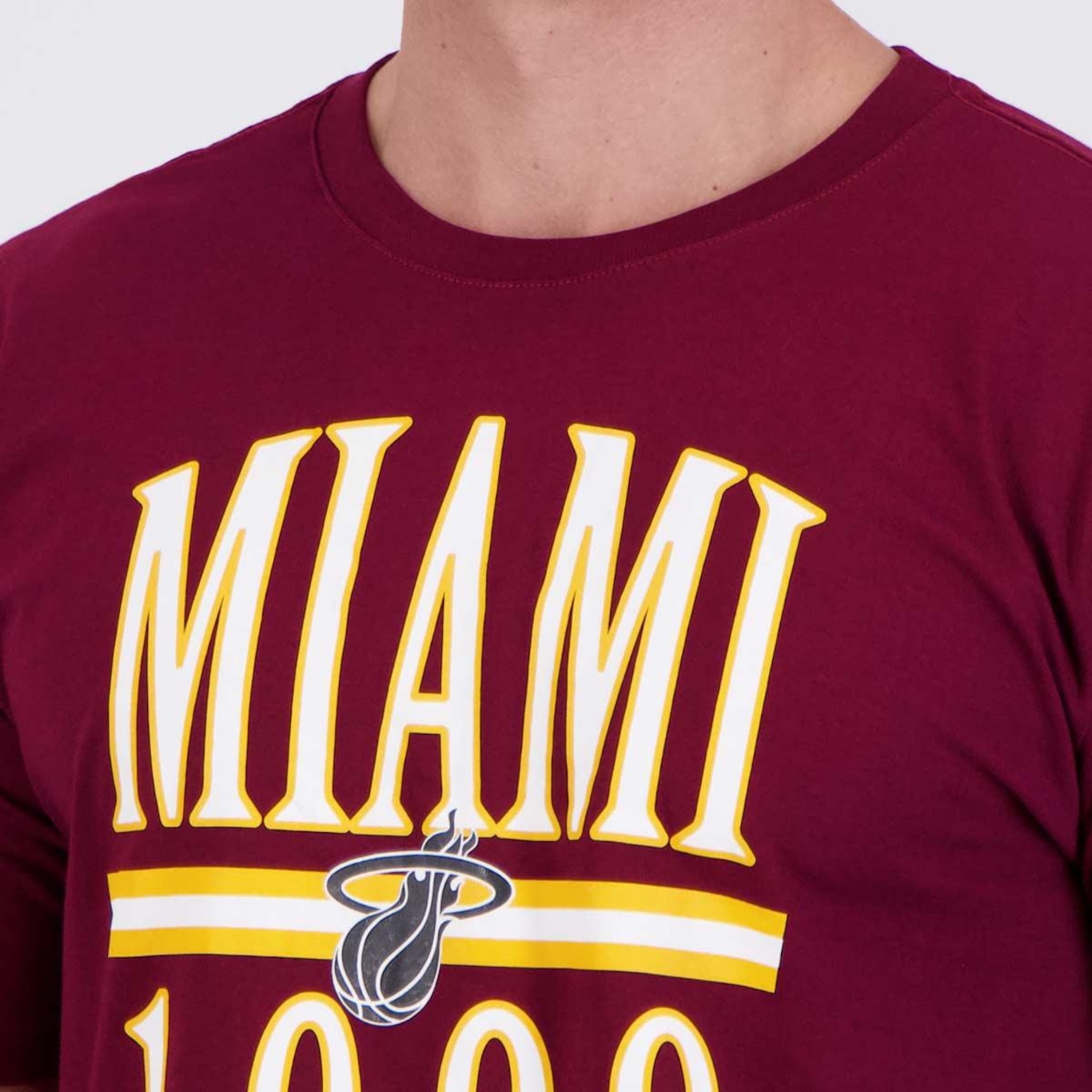 Camiseta Nba Date Team Miami Heat - Masculina - Foto 5