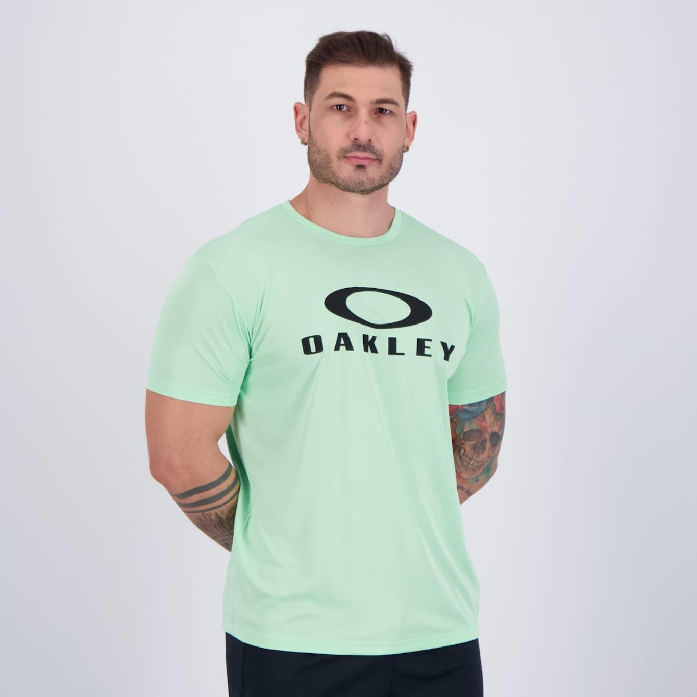 Camiseta Oakley Trn Logo SS Ii Masculina - Foto 2