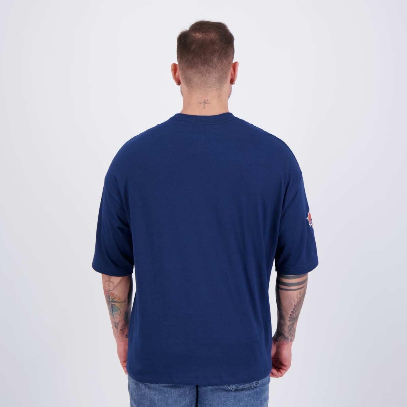 Camiseta Nba Angle Team New York Knicks - Masculina - Foto 4