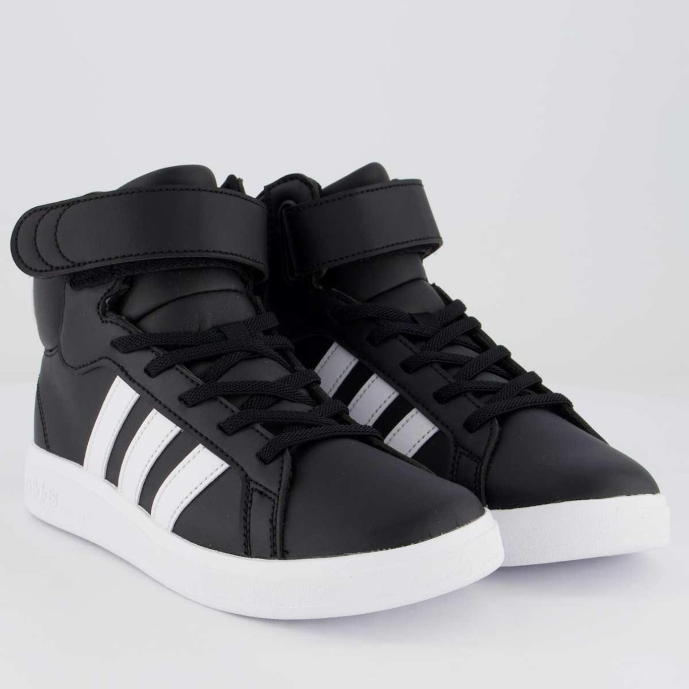 Tênis adidas Grand Court Mid - Infantil - Foto 2