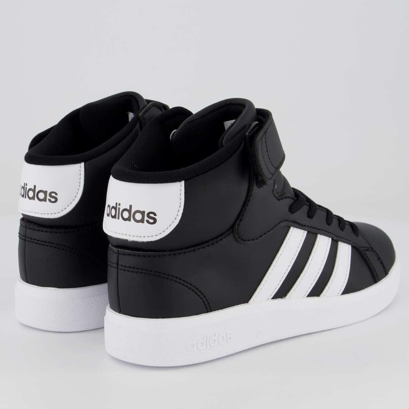 Tênis adidas Grand Court Mid - Infantil - Foto 3